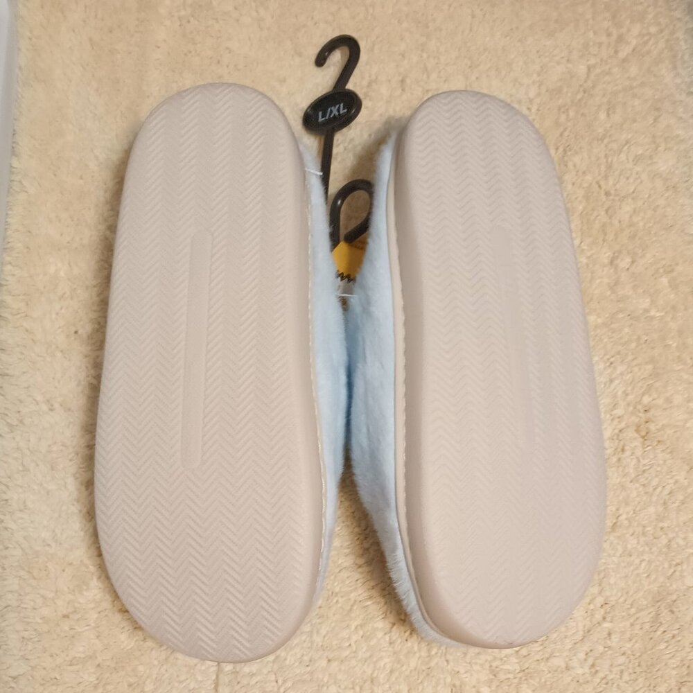NWT ~ Snoopy (L/XL) Sherpa Fleece Lined Plush Scuff Slippers - Picture 4 of 6